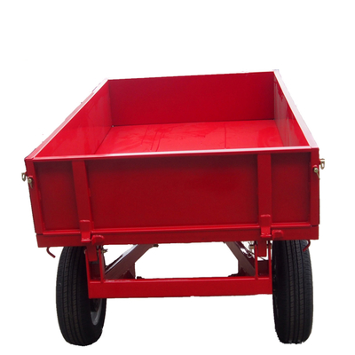 18hp Tractor Hydraulic Dump Small Agricultural Trailer 350mm Durable